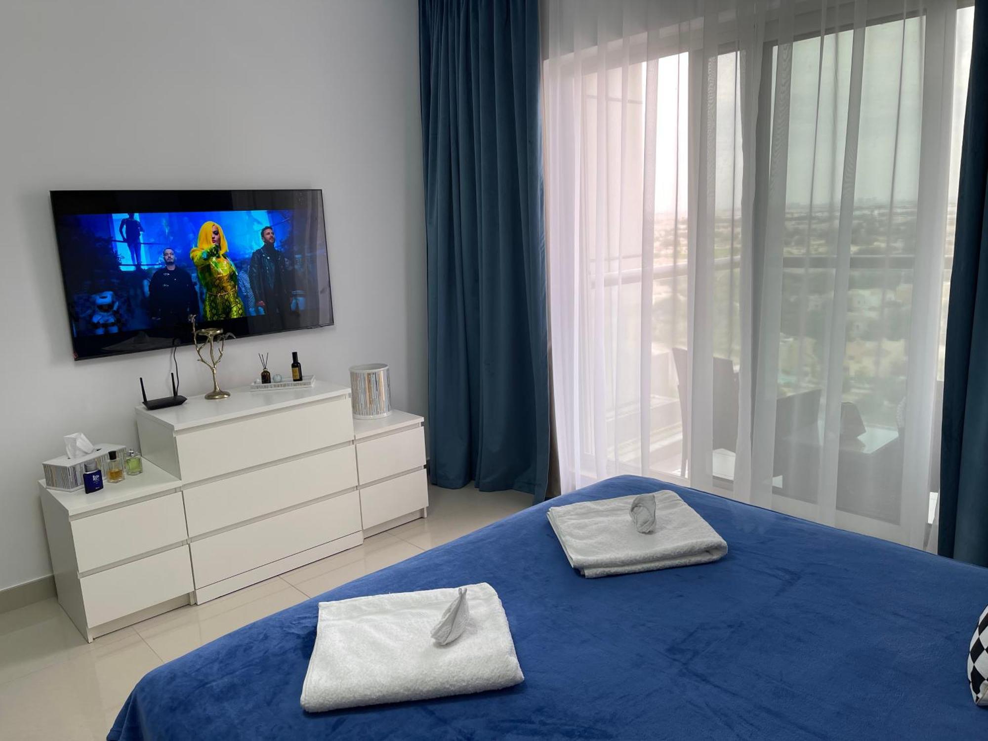 Great View, Dubai Sportcity, Parking Included, Nice Apartments ห้อง รูปภาพ